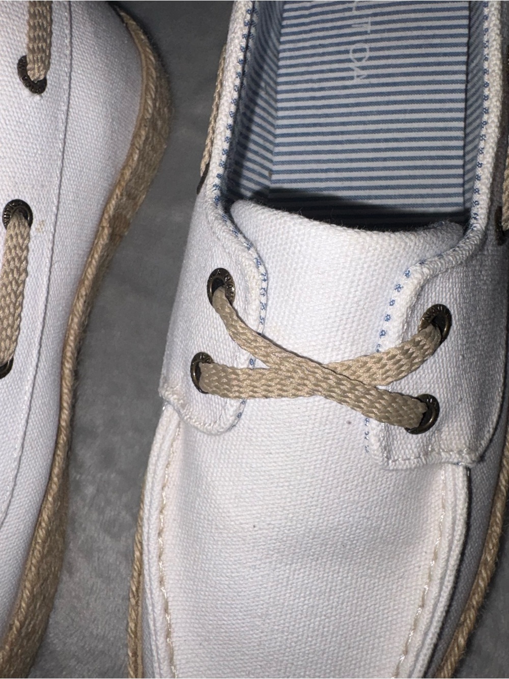 NIB Náutica Stoneway Women White Boat Shoes size 10 - Picture 8 of 12